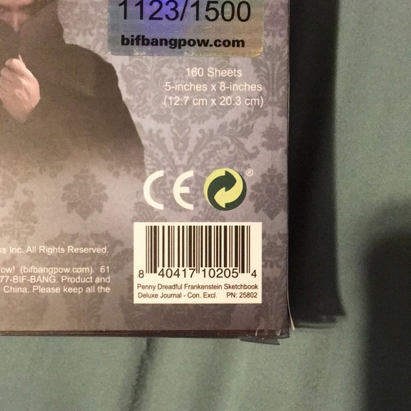 Penny Dreadful Dr Frankenstein Sketchbook Deluxe Journal Showtime Bif Bang Pow - Picture 9 of 9